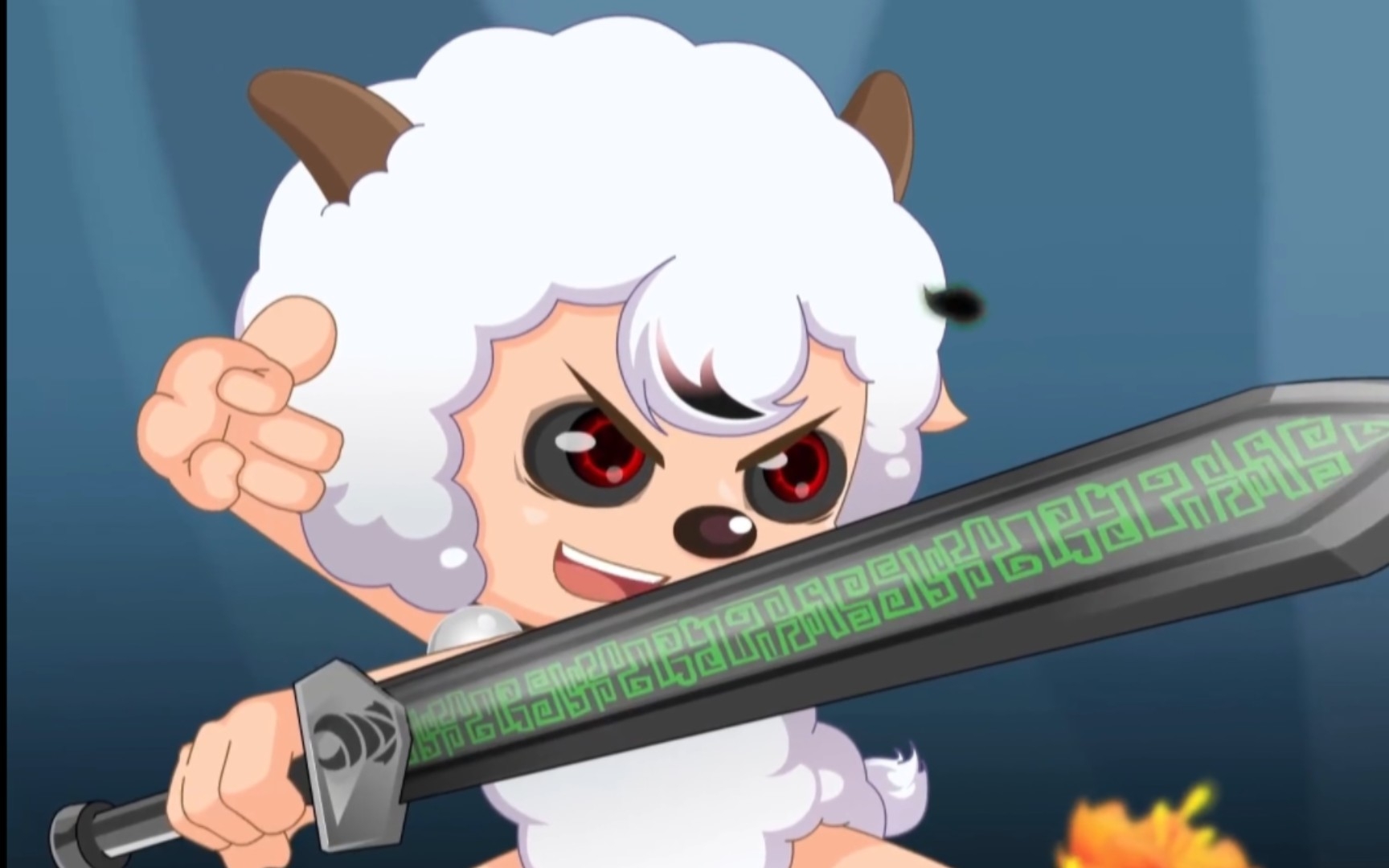 羊守五超燃战斗场面,这部动画的受众人群永远都是我们这一代人_哔哩