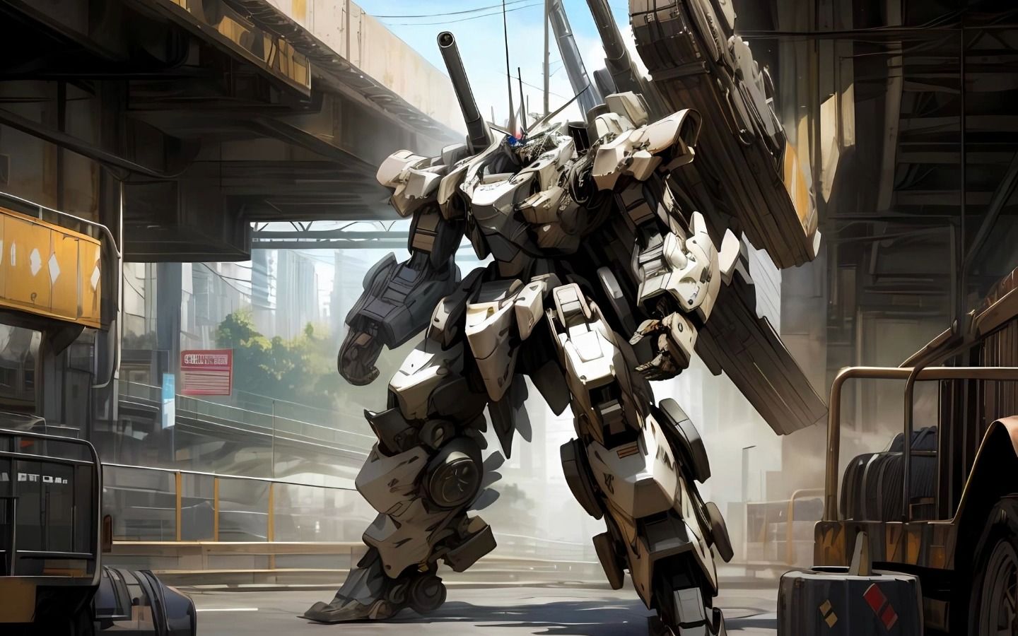 ai绘画 机甲武装