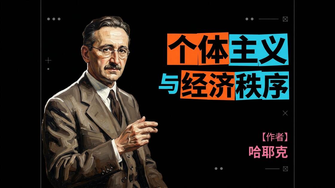 哈耶克《个人主义与经济秩序》个人主义丨个体如何构成社会秩序？_哔哩