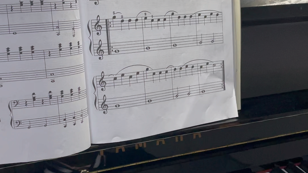 孩子们的拜厄 上册 第8条 第2天