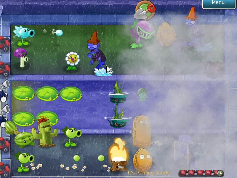 [图]PVZ62版小游戏种子雨