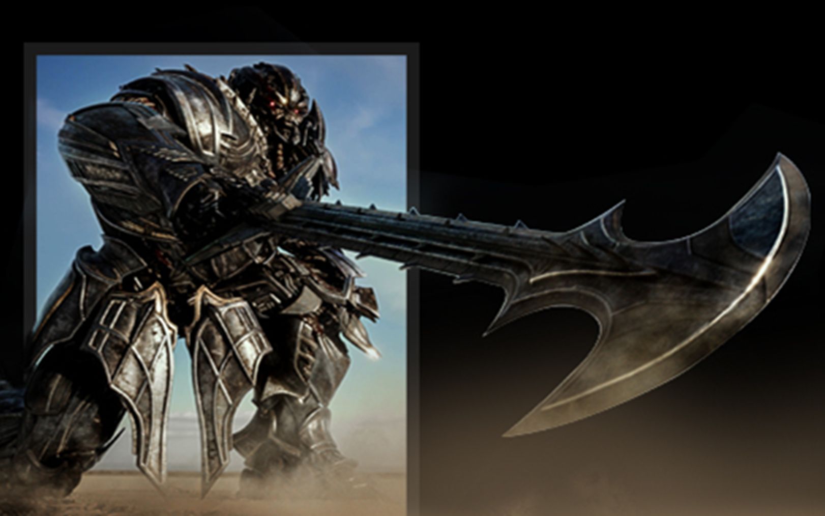 威震天这武器也太带劲了,看着都热血