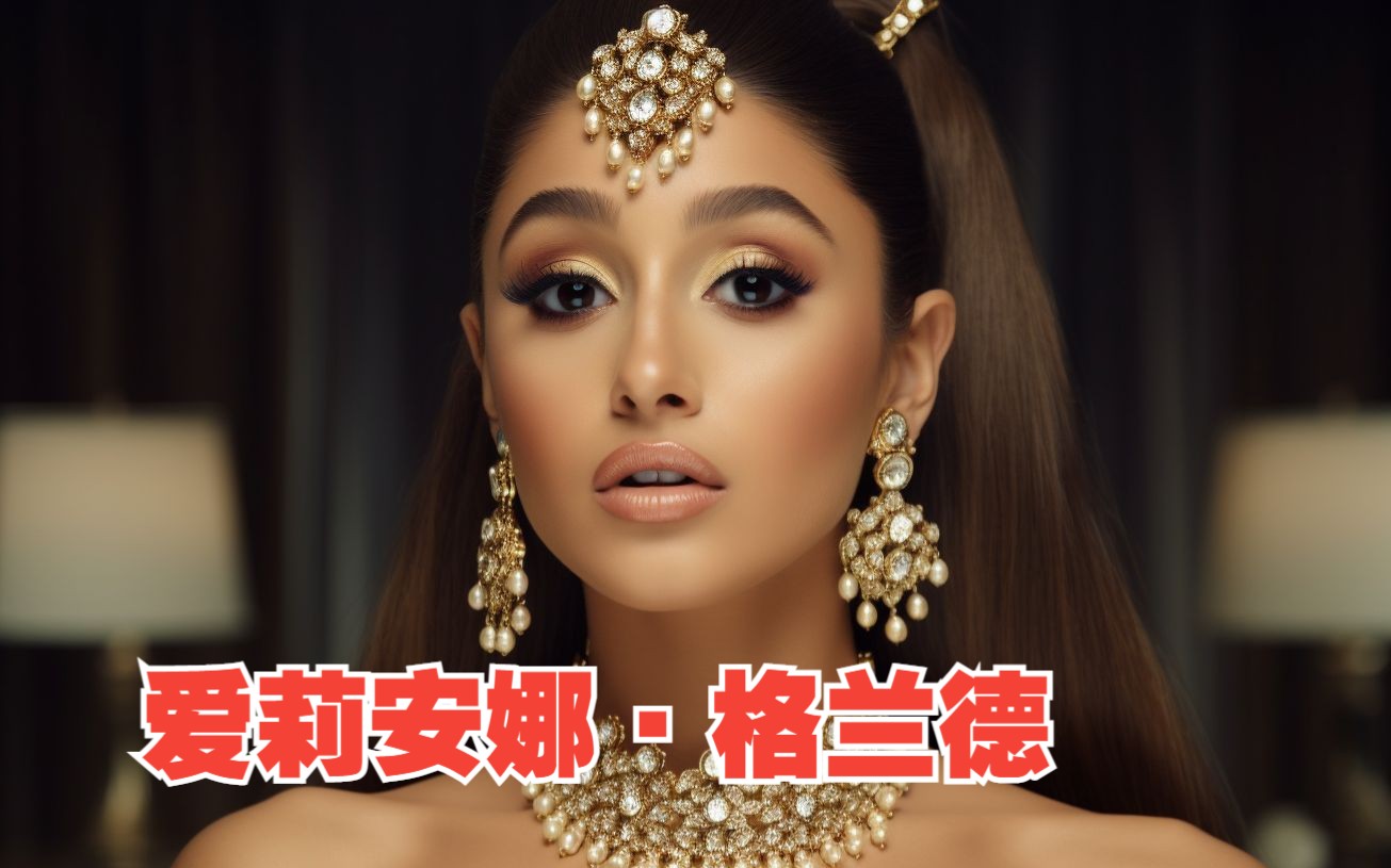 爱莉安娜·格兰德ariana grande midjourney画明星