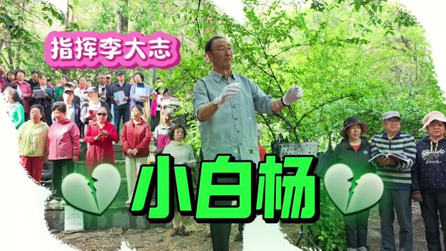 军旅歌曲《小白杨》指挥李大志!快乐年华合唱团演唱!