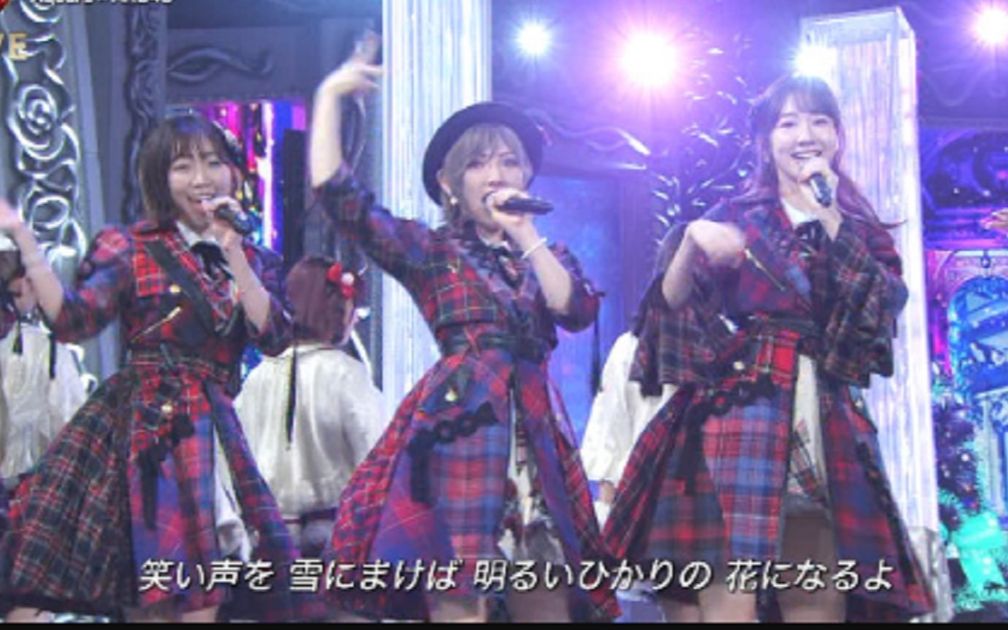 【akb48 x Aqours】圣诞铃声 FNS歌謡祭 191204哔哩哔哩bilibili