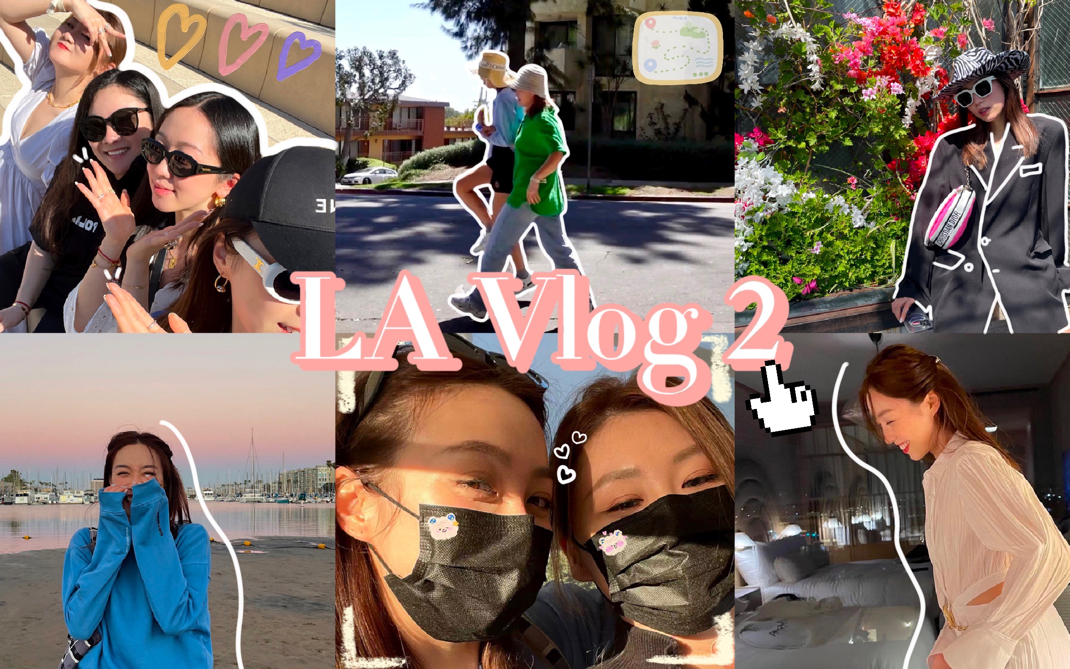 VLOG#5 在LA我们耍脾气了lVICKY给我买气球😄吃IN&OUTl 四颗福星的傻游戏l PROPER网红酒店.. LA Trip(下)