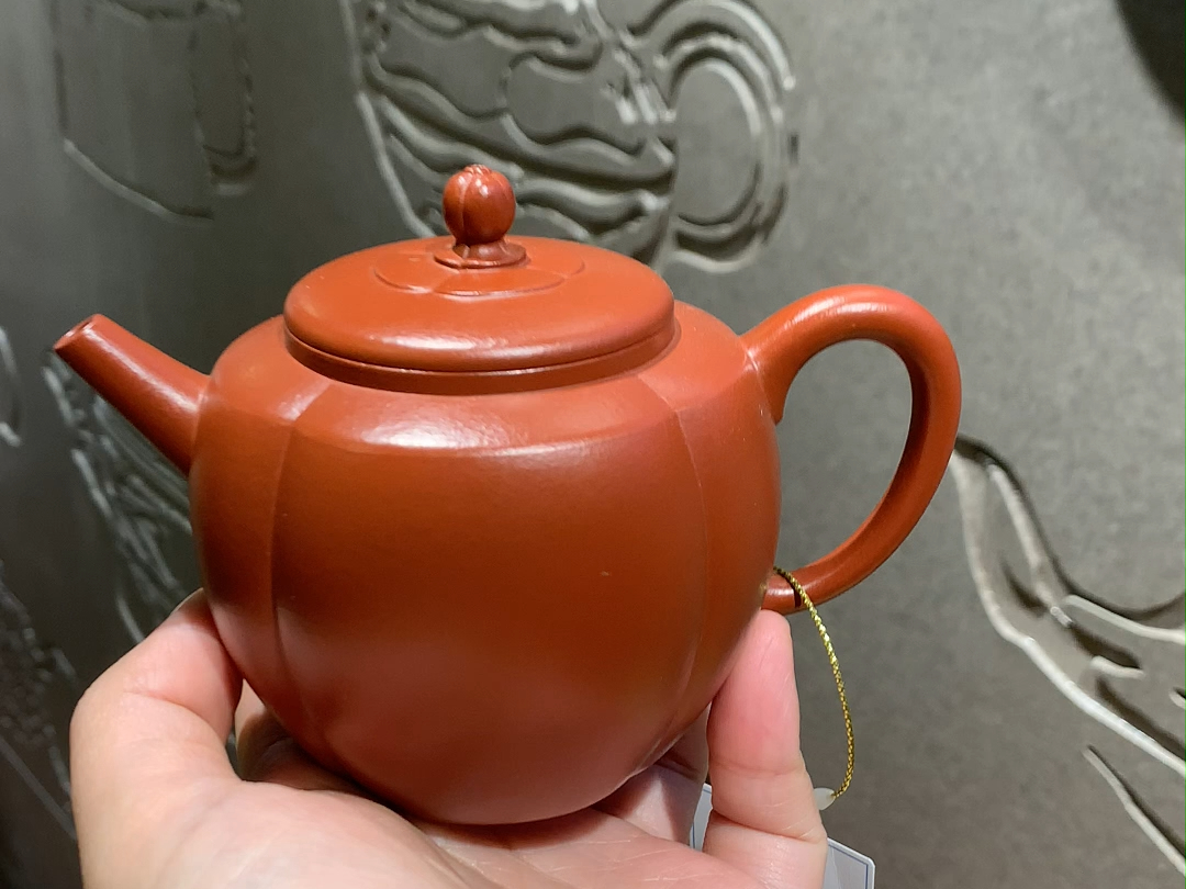 菱风 230cc 大红袍 汤宣武全手工紫砂壶 高级工艺美术师