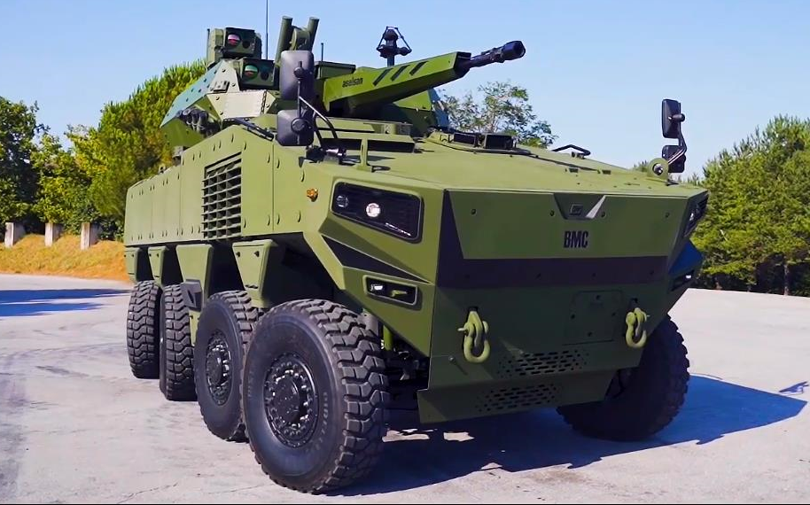 奥斯曼重装骑兵 - zma 8x8轮式装甲车(korhan无人炮塔/35毫米机炮)(20