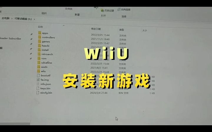 [图]WiiU 安装新游戏