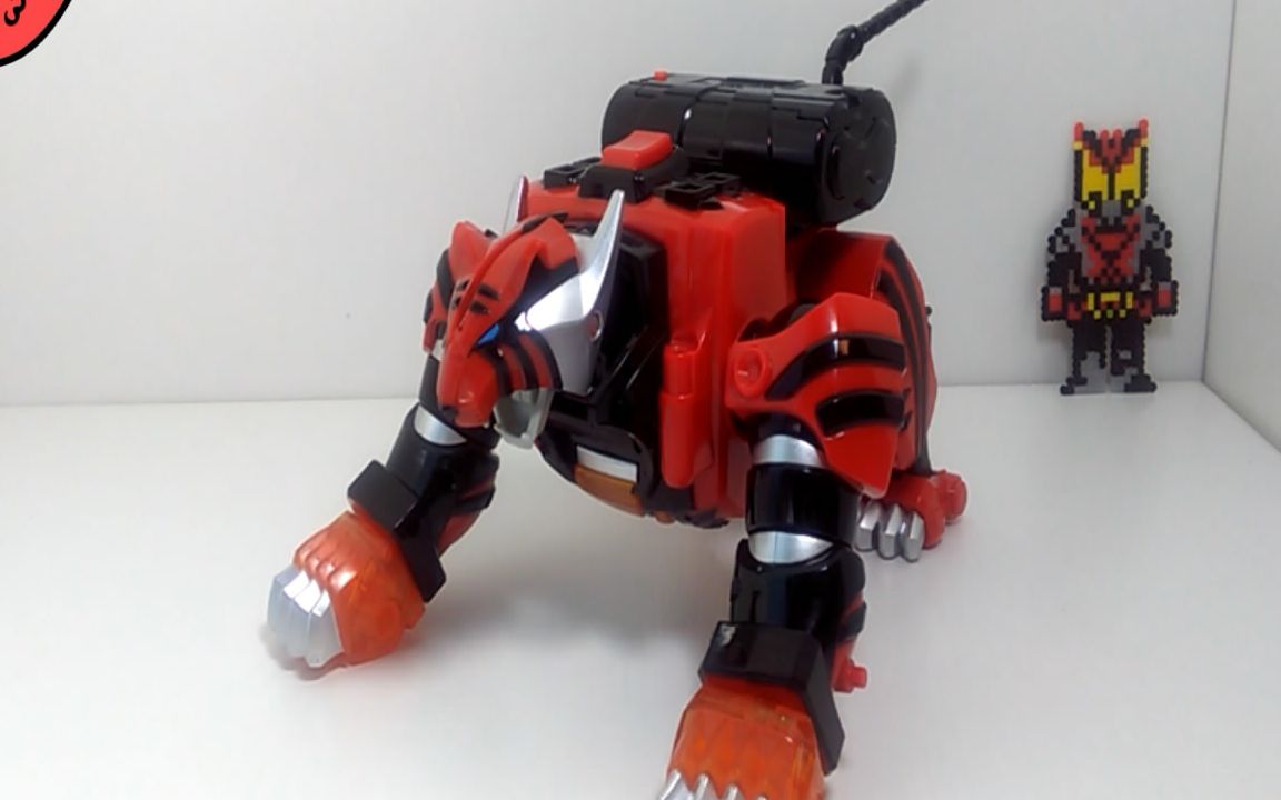 模玩分享兽拳战队dx激气老虎-萝卜吐槽番外_哔哩哔哩 (゜-゜)つロ