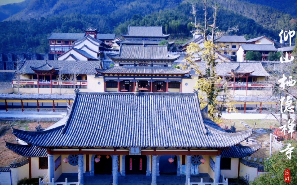 [图]寺因山而名，山因寺而胜，寺因山而古，山因寺而迹。静下心来仰山栖隐禅寺走走，看看千年银杏古树。愿你平安喜乐，顺遂无忧！＃千年银杏古树＃仰山栖隐禅寺＃愿所求皆所愿