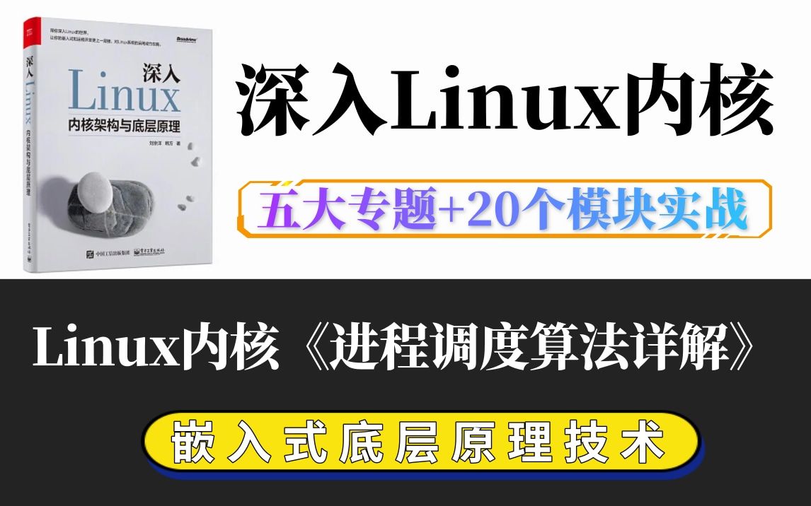 【深入理解Linux内核底层原理】剖析Linux内核《进程调度算法详解》|内存调优/文件系统/进程管理/设备驱动/网络协议栈哔哩哔哩bilibili