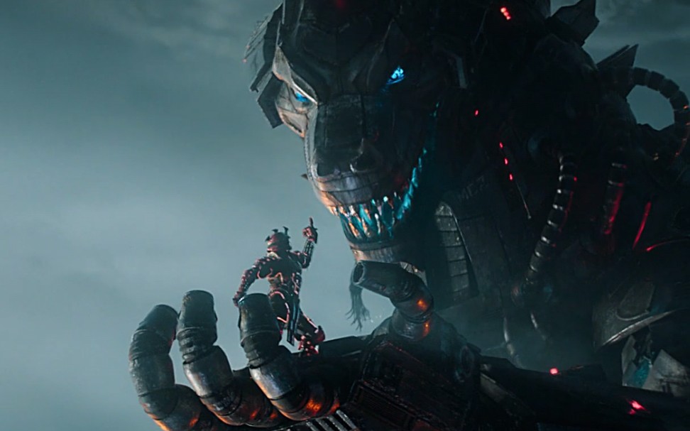 机器人:我们怎样才能打过你 哥斯拉:不可能_哔哩哔哩_bilibili