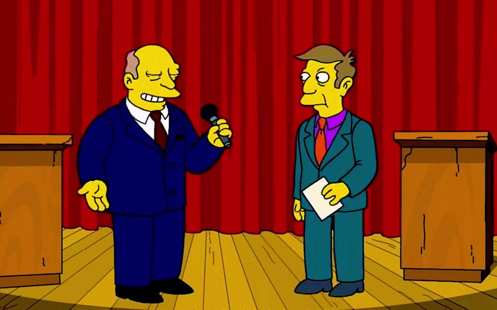 辛普森一家:丽莎要透出牙齿才能改变现状,所以他去口腔科整牙了!