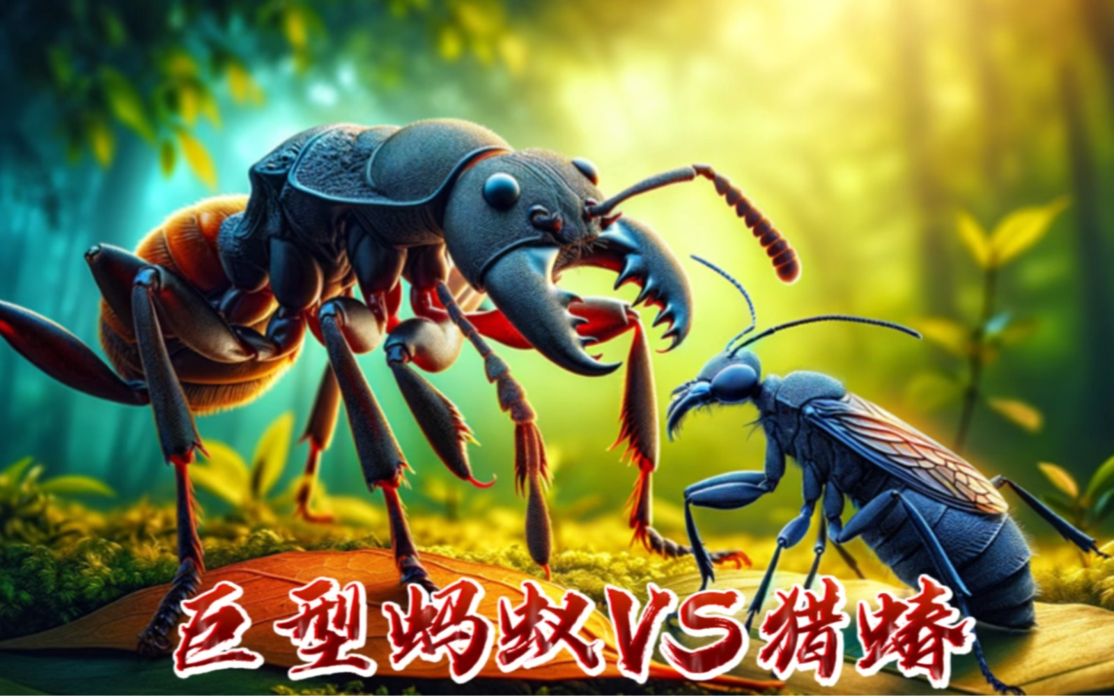 巨型蚂蚁vs刺客虫猎蝽,猎蝽输掉好多场了,这场能带给我们惊艳的表现吗