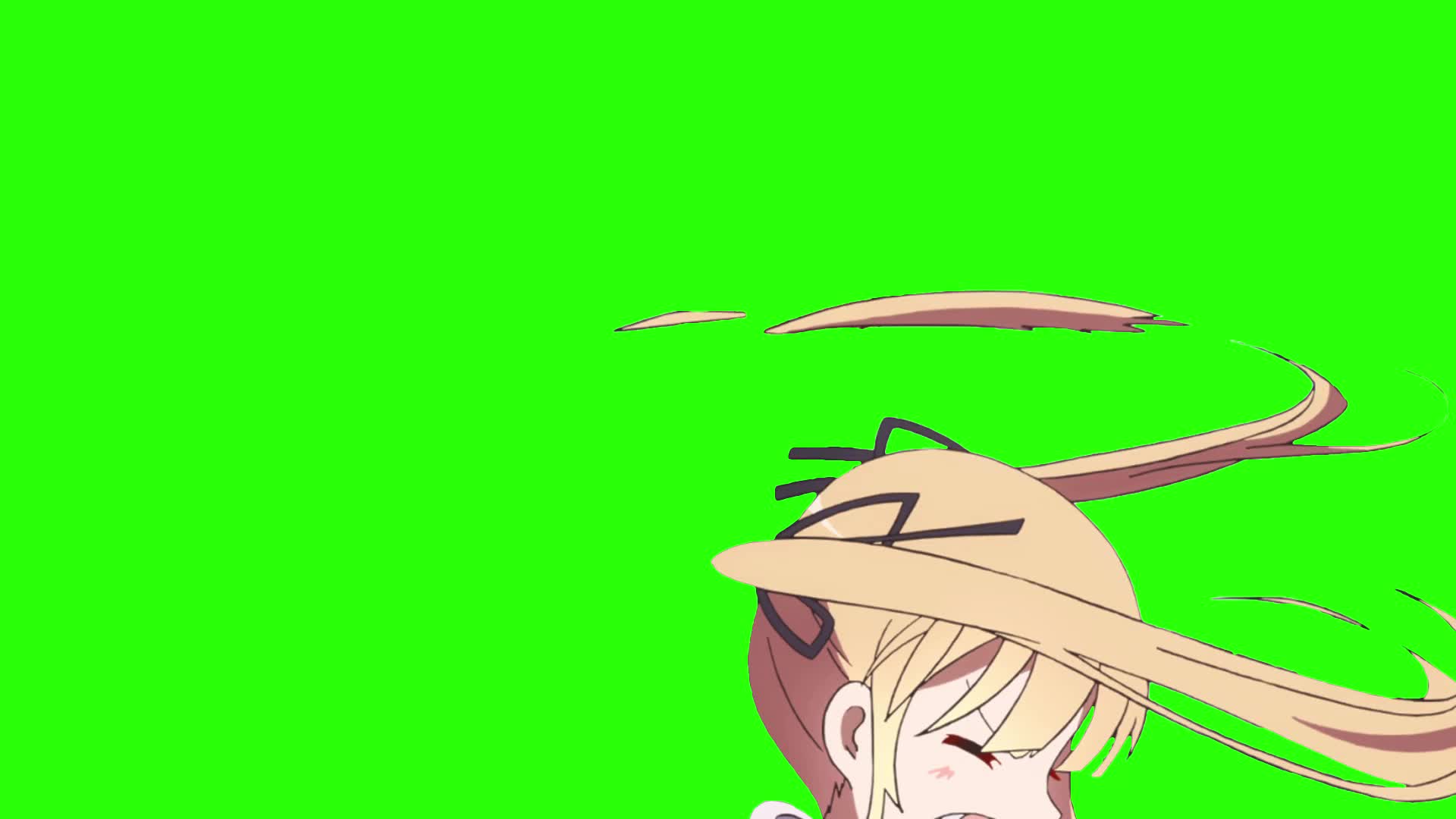 【绿幕素材】英梨梨(雷霆战锤使 雾)