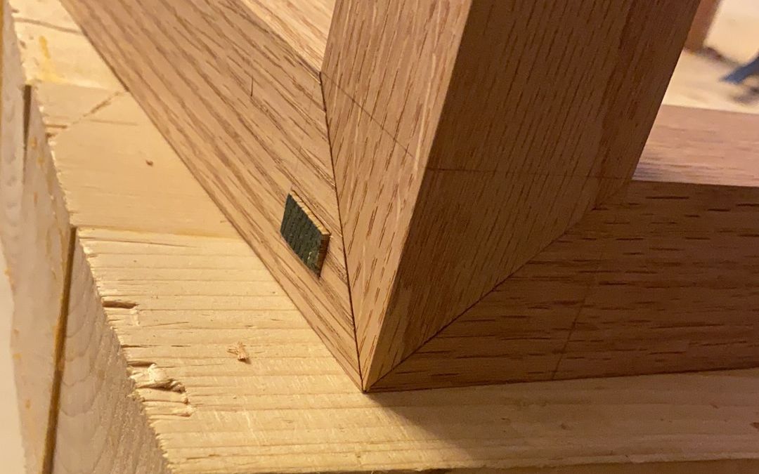 尝试做粽角榫三碰肩一目了然