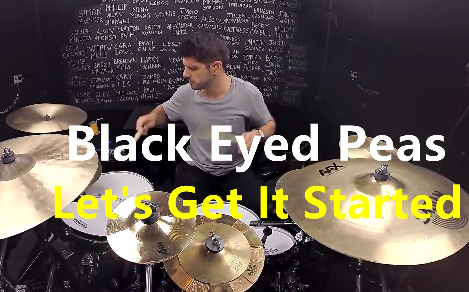 Cobus超受欢迎风格鼓手演奏《Let's Get It Started》Black Eyed Peas DrumCover60fps哔哩哔哩bilibili