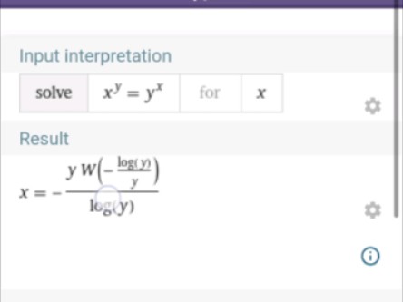 解关于x的方程,x^y=y^x!哔哩哔哩bilibili