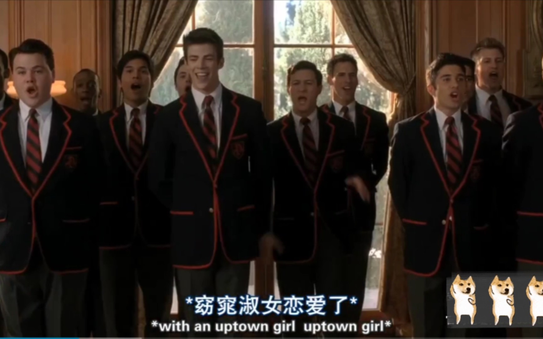 [图]【中英字幕】【Glee 欢乐合唱团】《Uptown Girl》S03E05