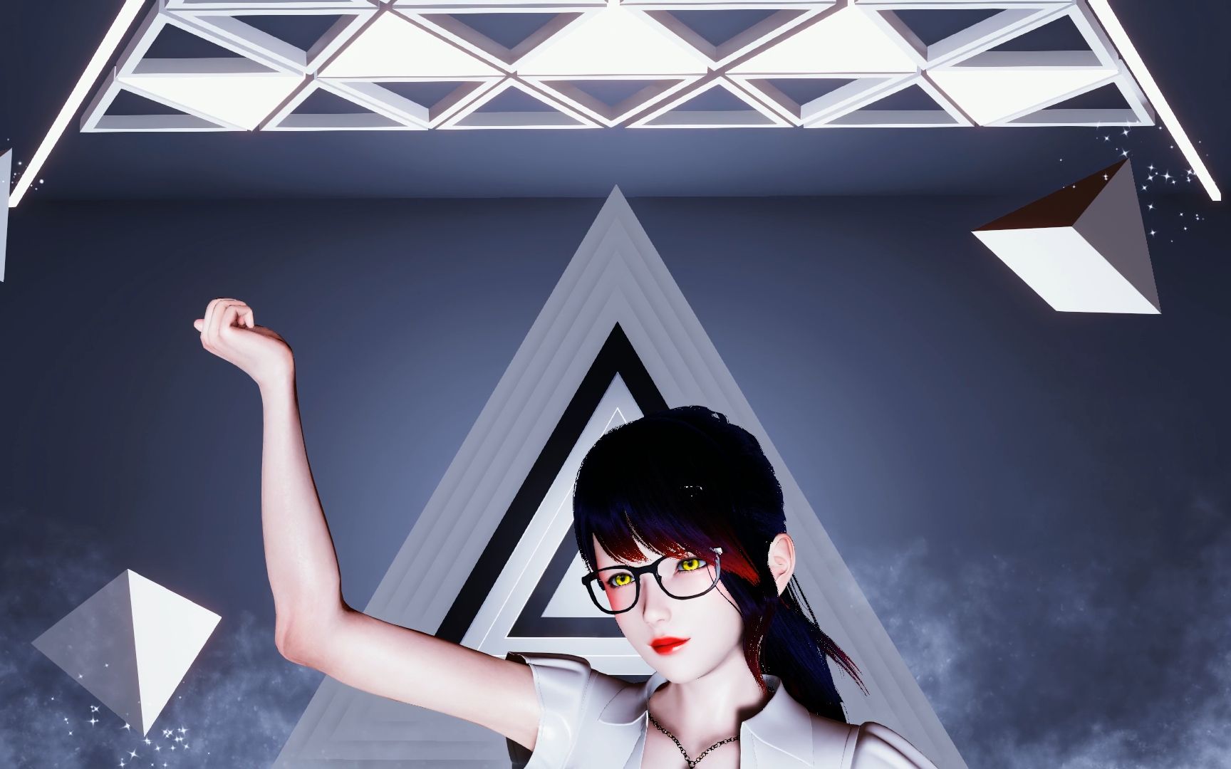 mmd丨3d渔网袜的小姐姐你爱了吗