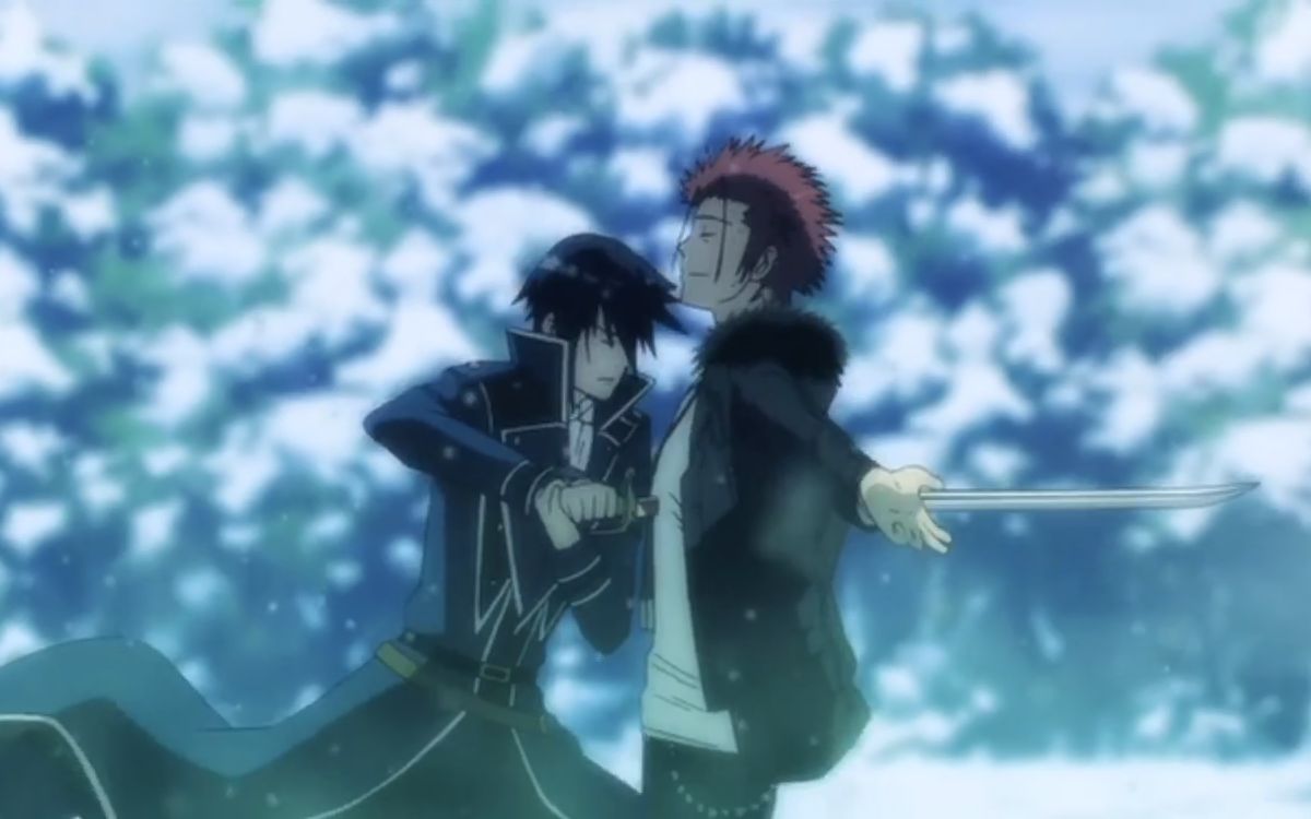 [k/周防尊]第一季第十三集第三王权者"赤之王"(第十代)周防尊之死