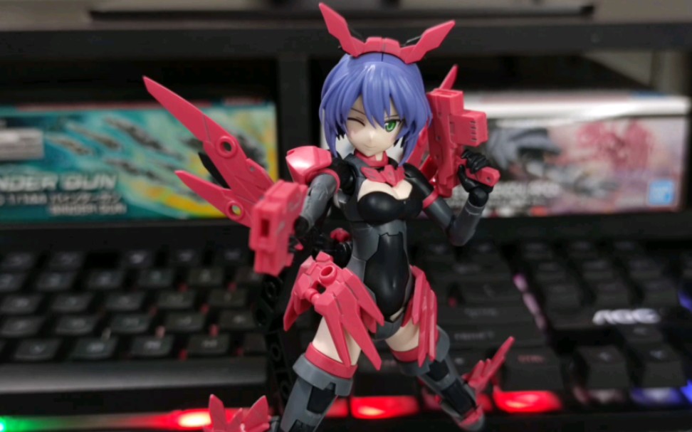 最可爱的30ms机娘 万代30ms第二弹 提娅夏蓝发ver_哔哩哔哩_bilibili