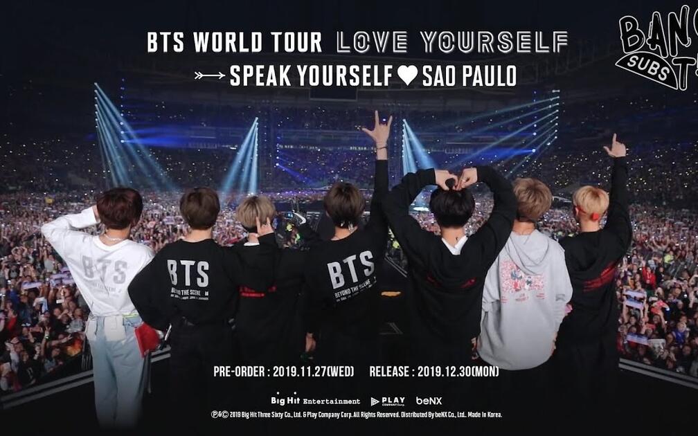 BTS - 4k超清版WORLD TOUR LOVE YOURSELF [SPEAK YOURSELF] SAO PAULO