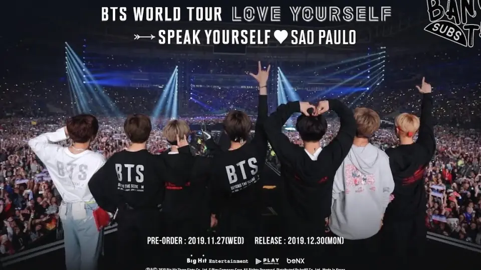 BTS - ４k超清版WORLD TOUR LOVE YOURSELF [SPEAK YOURSELF] SAO PAULO 