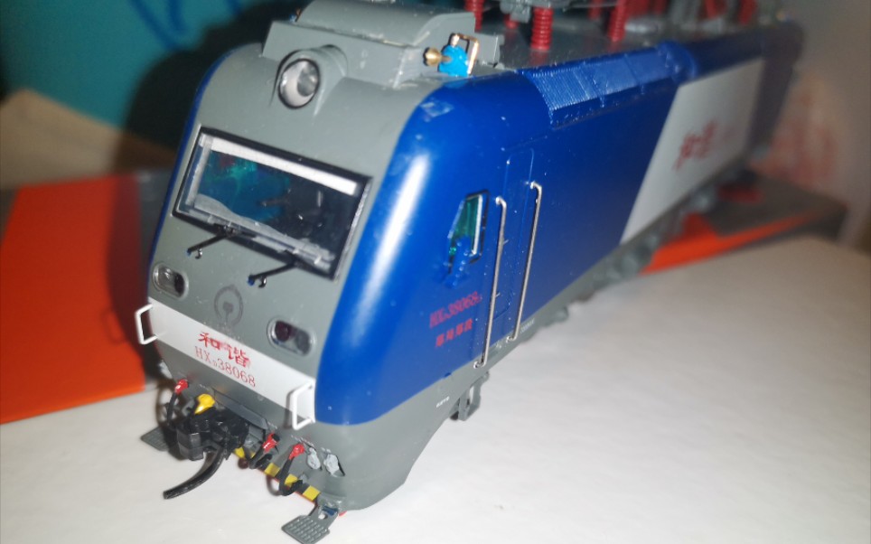 hxd3电猴子电力机车61本段唯一和活的大闸蟹梦幻共演过的火车模型哟