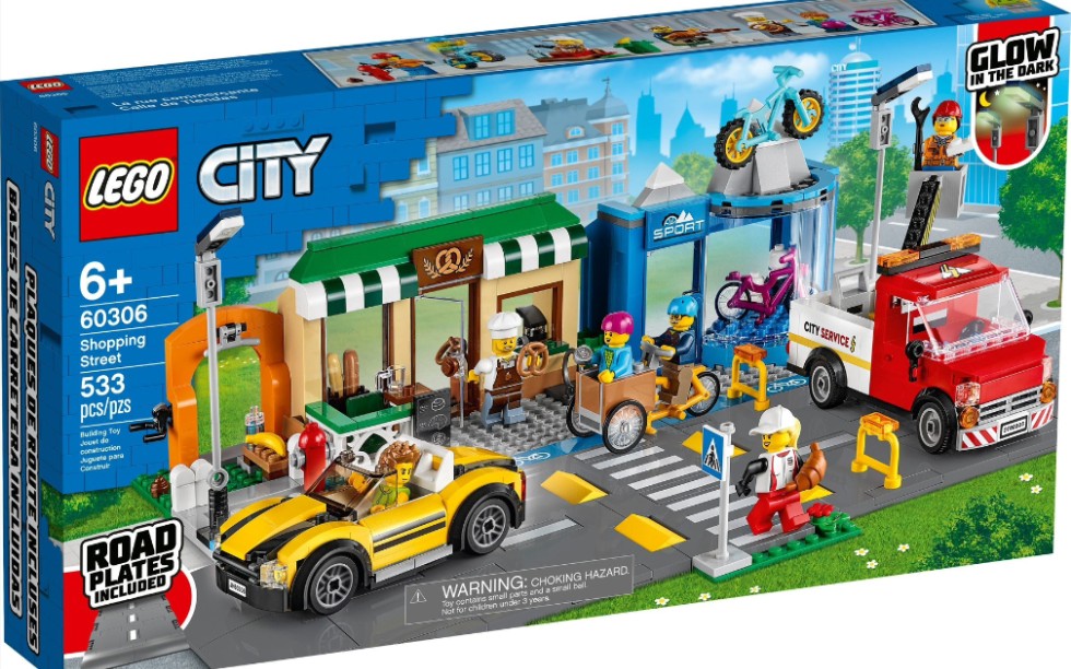 乐高 城市 60306 商业街 速组评测_哔哩哔哩_bilibili