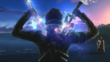 [ソードアート・オンライン]アニメ 桐谷和人 黒い剣 説明者桐人 武具 模造刀 桐谷和人- 萌娘百科_万物皆可萌的百科全书