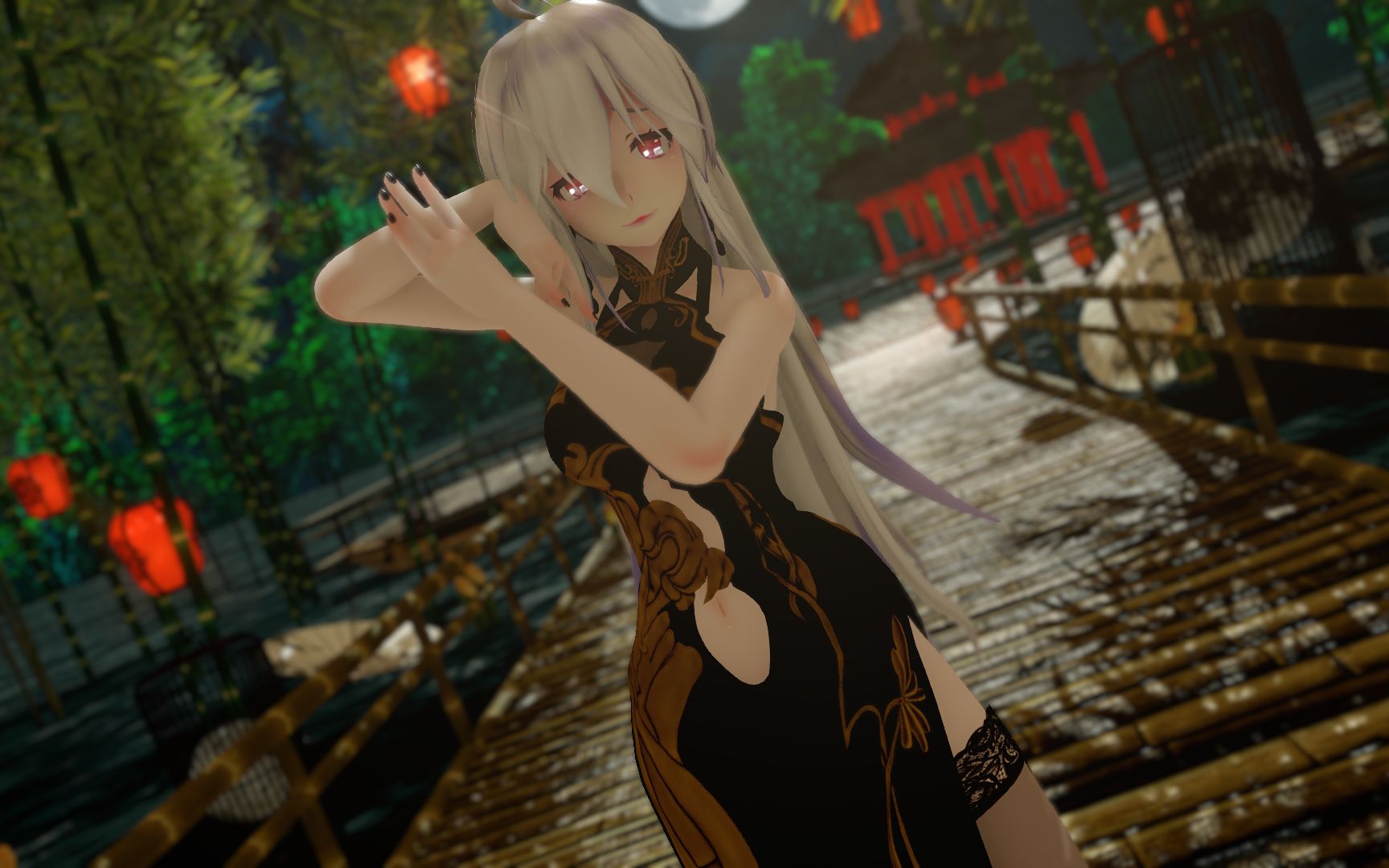 可否邀君 赏此佳人 ~ 倾杯 - 旗袍弱音haku