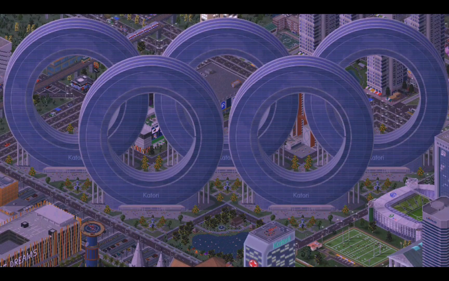 「西奥小镇」300多个mod造景,超美夜景,湾州市城展(1)56w的小城市