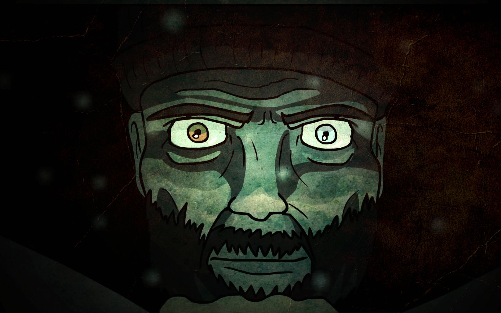 恐怖动画:暴雪夜晚,有人站在窗外盯着我家看.