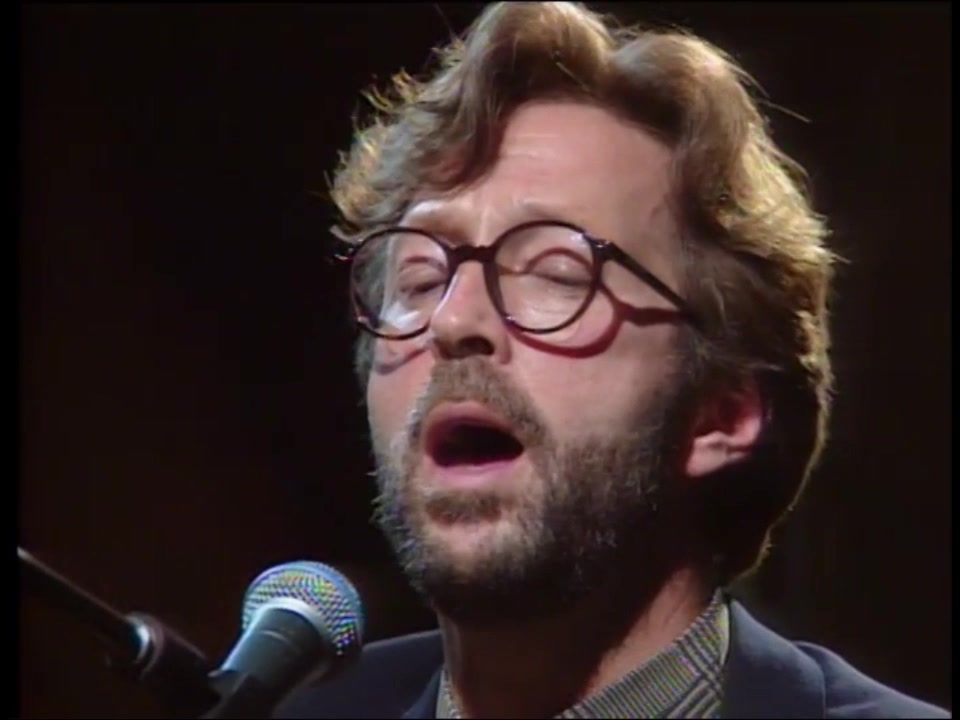 【流行摇滚】《泪洒天堂》现场 艾瑞克·克莱普顿 布鲁斯 1992 不插电