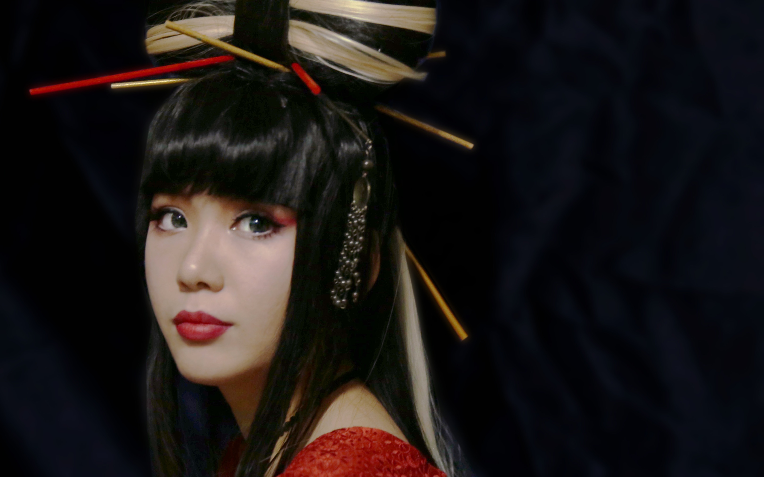[jing一] garnidelia maria极楽浄土～专辑封面妆容发型 做个蝴蝶结