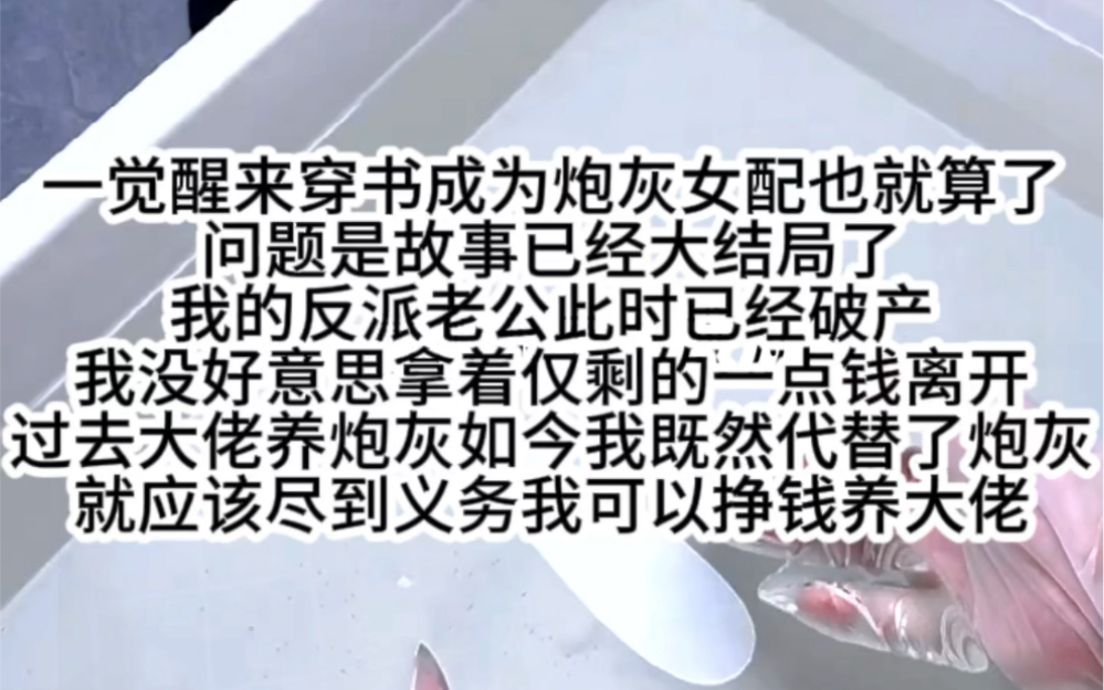 [图]一觉醒来穿书成为炮灰女配也就算了问题是故事已经大结局了我的反派老公此时已经破产我没好意思拿着仅剩的一点钱离开我就应该尽到义务我可以挣钱养大佬