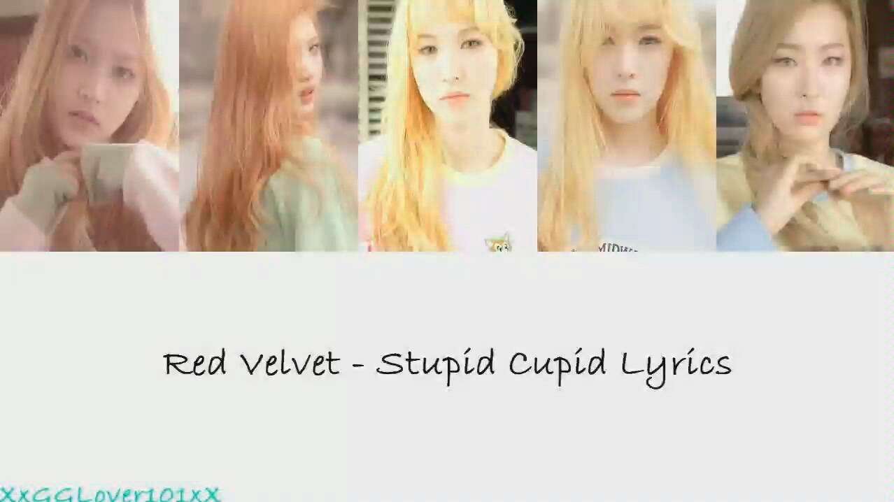 [图]Red Velvet《Stupid Cupid》中文歌词分布版