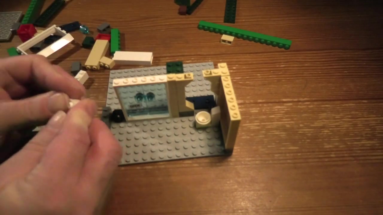 在银行建造乐高城市警察追逐套装60317袋6