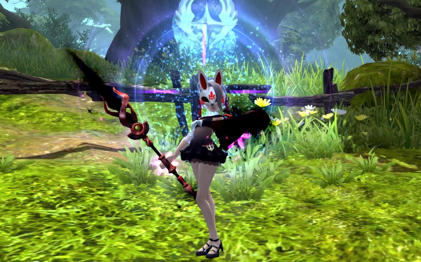 龙之谷法师特武【黑龙法杖 人偶】