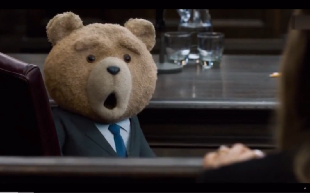 泰迪熊表情包讲道理图片