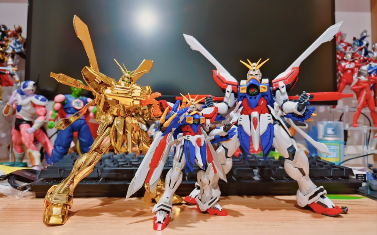 万代神高达对比 rg mg hirm