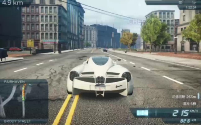 极品飞车17 最高通缉 帕加尼 sports sprint 冲刺赛