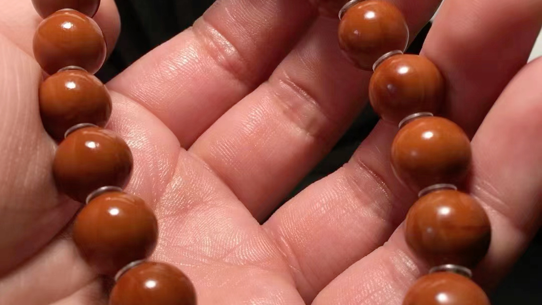 橄榄核正圆光珠-顶级品质爆红铁核迷你小光珠1.