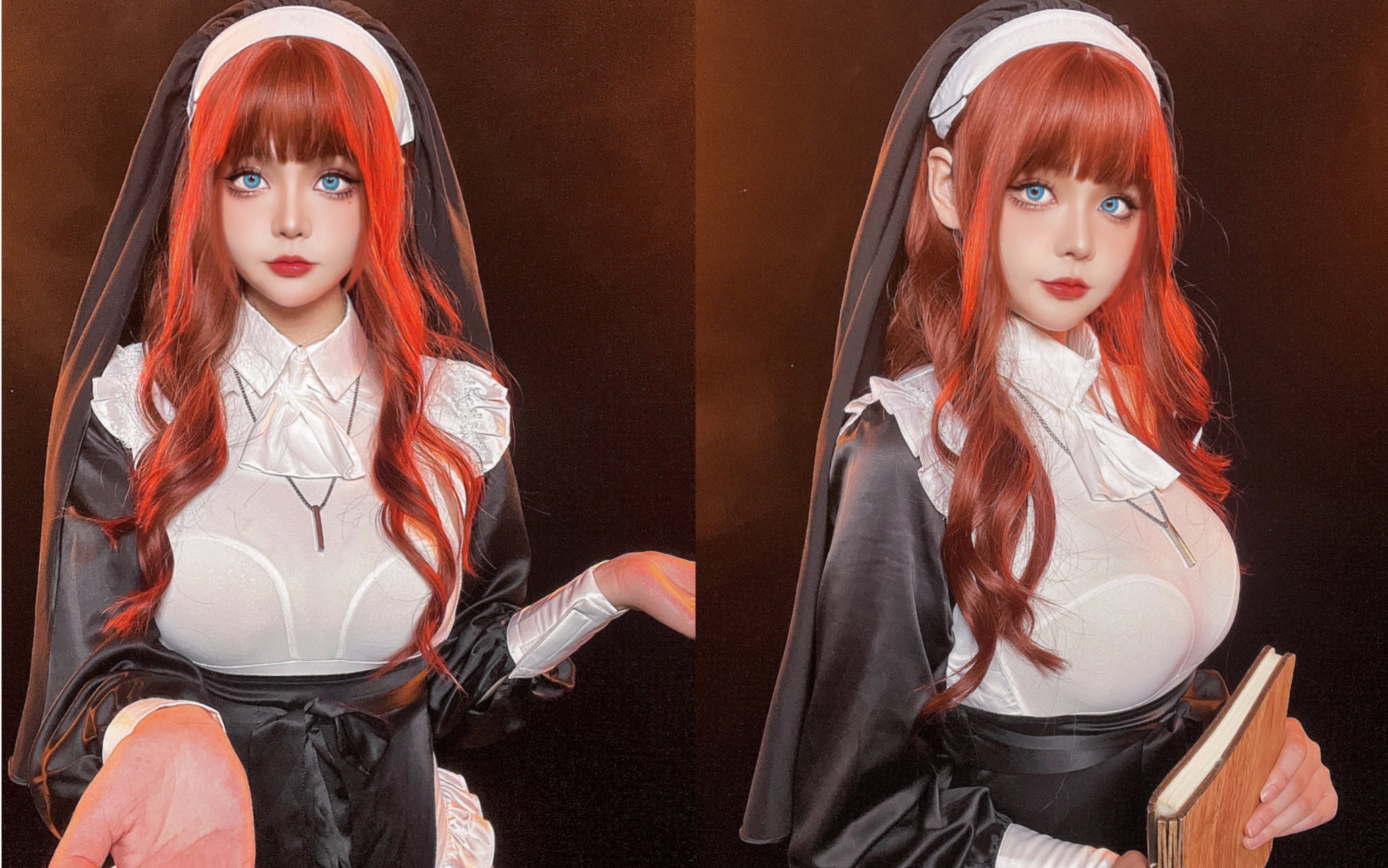 修女cos向我祈祷吧神会宽恕你