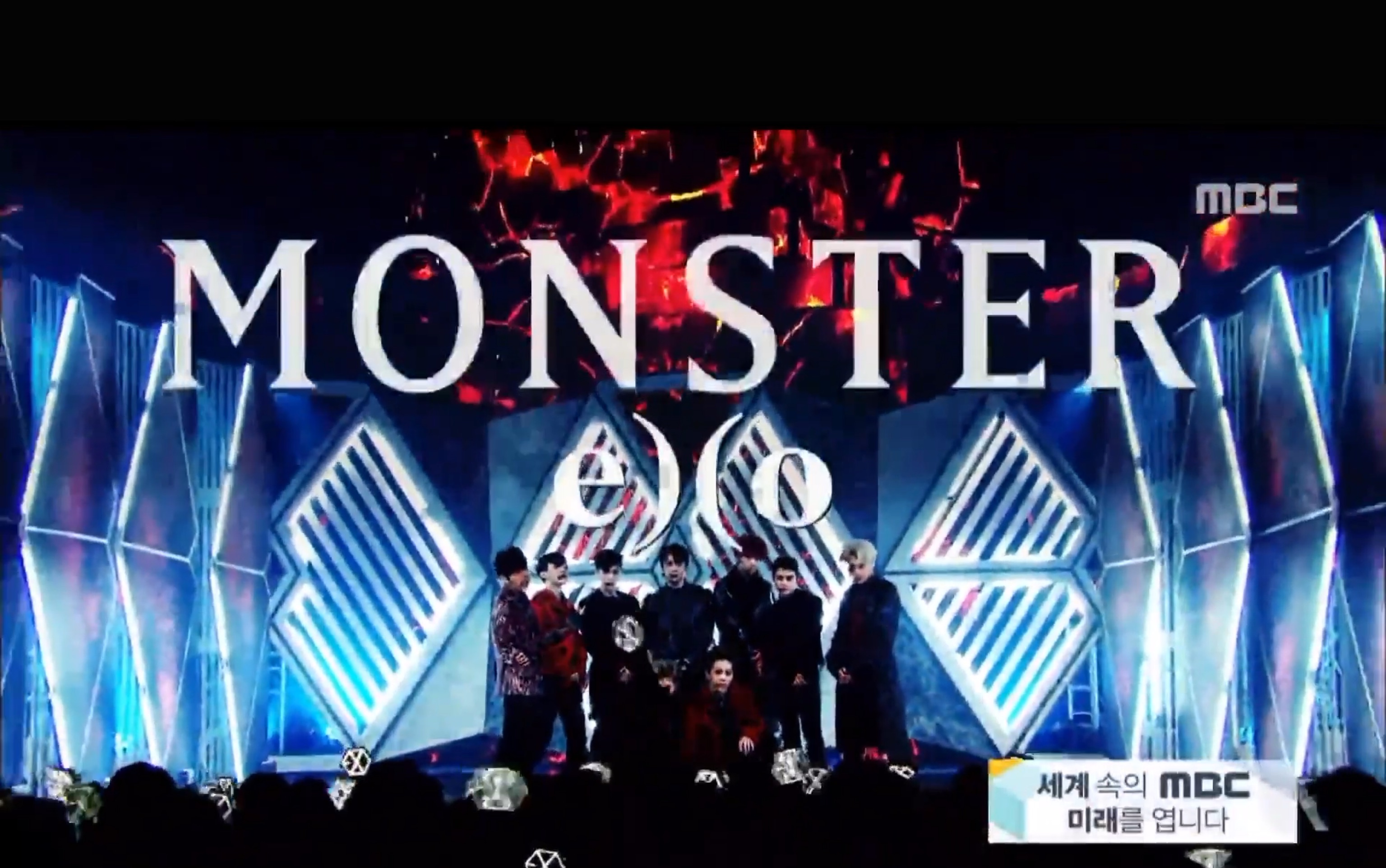 【exo】高燃混剪monster舞台一键换装