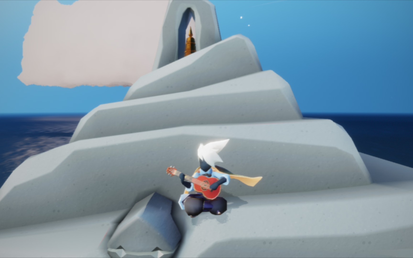 【冬至_鲸落/在光遇里弹《his theme》】渣渣弹《his theme》_哔哩