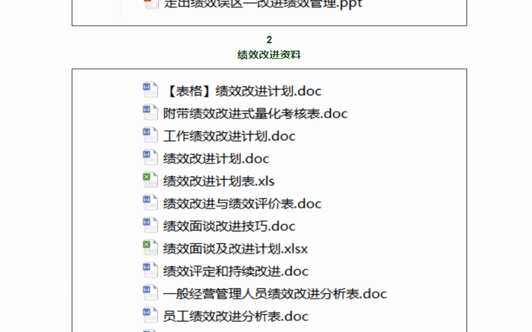 员工绩效改进计划资料集哔哩哔哩bilibili