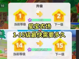 Download Video: 《星宝农场》1-15级最快需要多久？#元梦之星